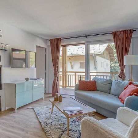 Rare ! Appartement Renove Dans Le Village Pieton De Megève Eksteriør billede