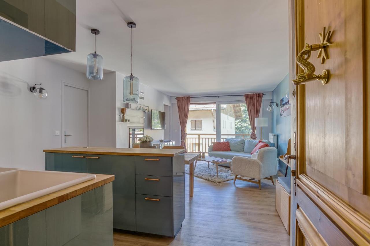 Rare ! Appartement Renove Dans Le Village Pieton De Megève Eksteriør billede