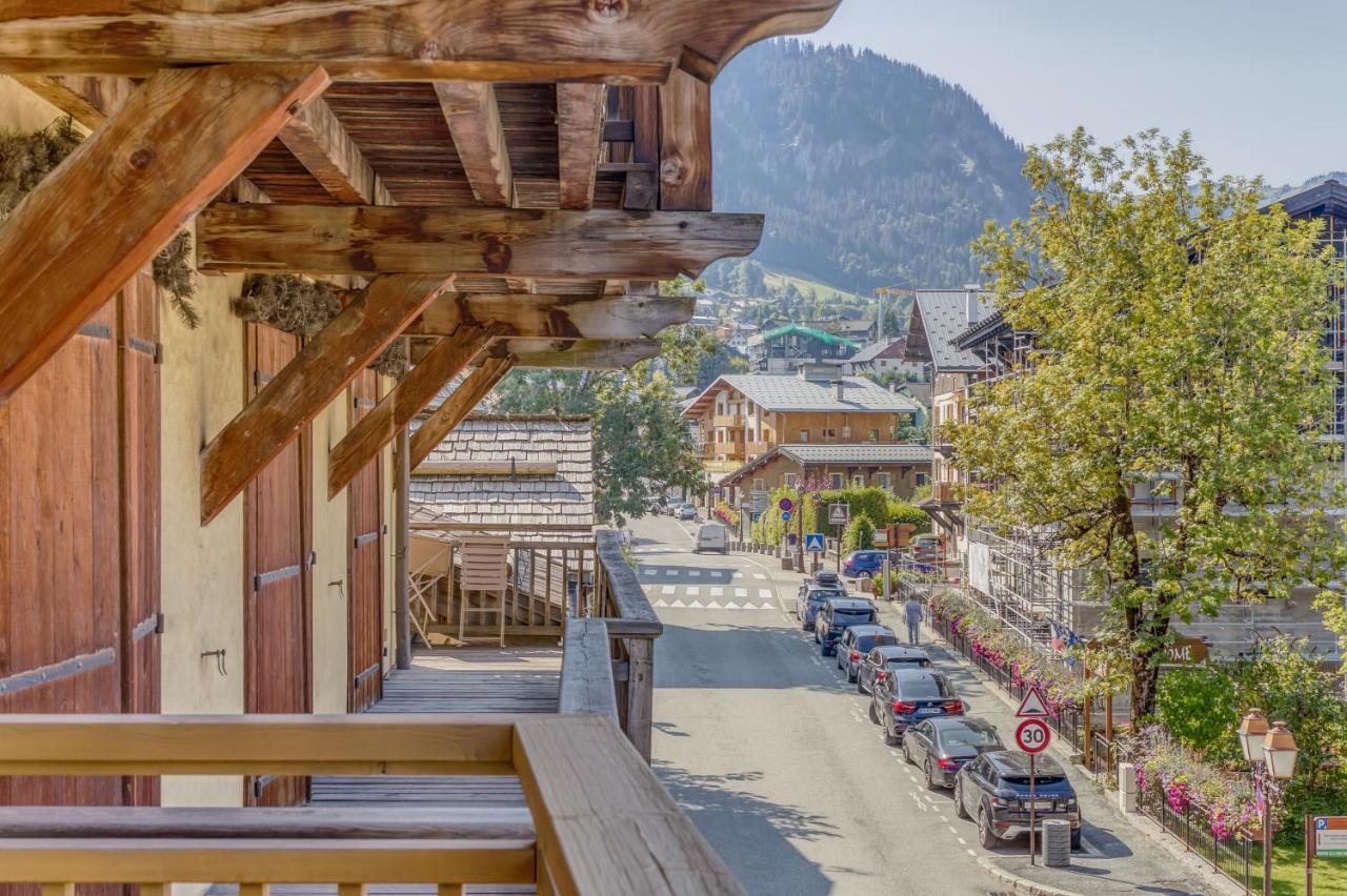 Rare ! Appartement Renove Dans Le Village Pieton De Megève Eksteriør billede
