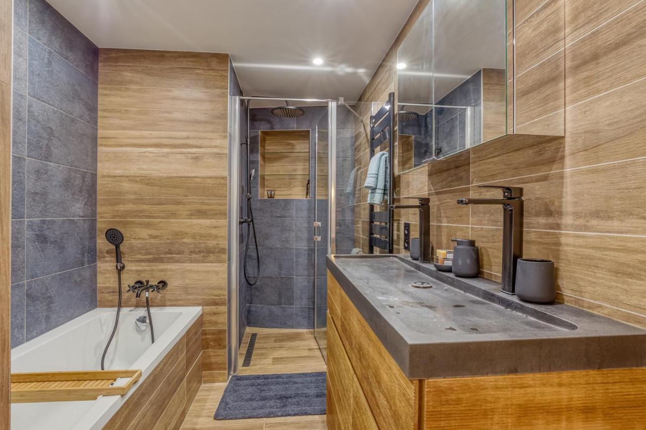 Rare ! Appartement Renove Dans Le Village Pieton De Megève Eksteriør billede